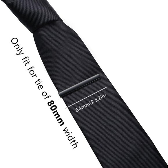 5cm/5.4cm/6cm Mens Tie Clip Bar for Normal Size Steel Business Wedding Gift 1.97 - Picture 4 of 7